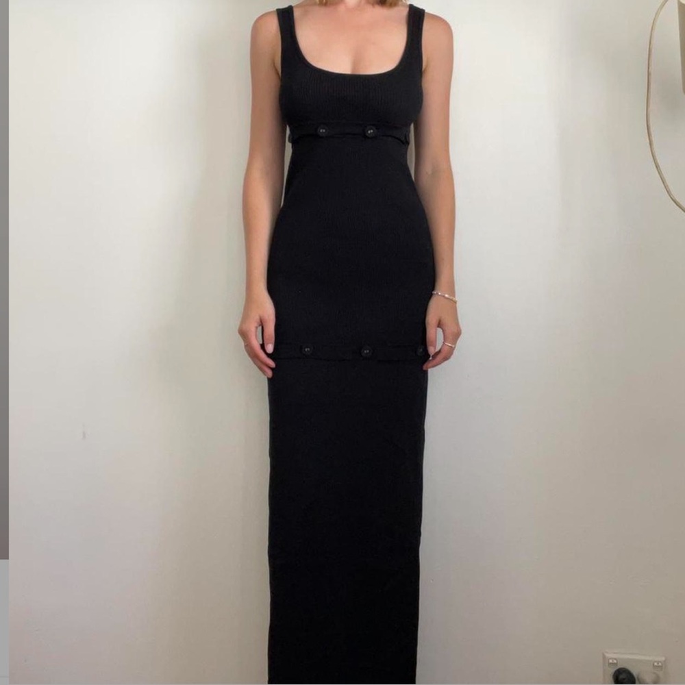 Christopher Esber Deconstruct Ribbed Tank Dress - image 2